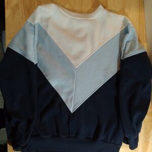 Vintage Cougar Color Block Crewneck Sweatshirt
